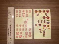 ミニモニのシール　4枚＋おまけのサムネイル