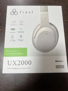 「新品」final UX2000 ワイヤレスヘッドフォン クリーム 1592874017_002.jpg