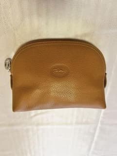 LONGCHAMP ポーチ ブラウン レザーのサムネイル