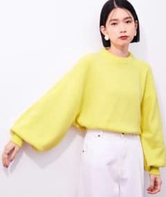 専用　美品　FOXWOOLミックスボリュームニットプルオーバーのサムネイル