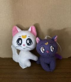 미소녀 전사 세일러 문 루나 아르테미스 봉제 인형 미니 마스코트