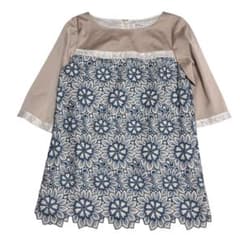 VIVIENNE TAM 花柄刺繍 レース ミニワンピース チュニック ドレス