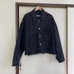 LANE ブラックデニムジャケットのサムネイル