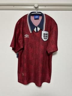 当時物イングランド製 80s〜90s UMBRO イングランド代表ゲームシャツのサムネイル