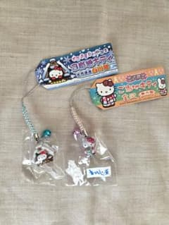ご当地キティ 白川郷 兼六園 根付け - メルカリ