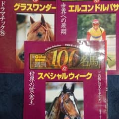 Gallop臨時増刊 週刊100名馬 3冊セット スペシャルウィークのサムネイル