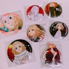 佐野万次郎 缶バッジ セット 東京リベンジャーズ アクスタ おまけ