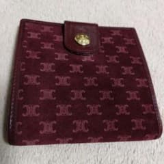 90 CELINE セリーヌ 二つ折り財布 スウェードレザー マカダム - メルカリ