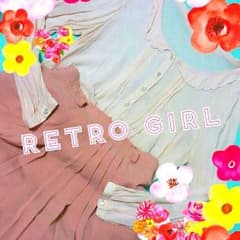 ブラウス×スカートセット♡RETRO GIRLのサムネイル