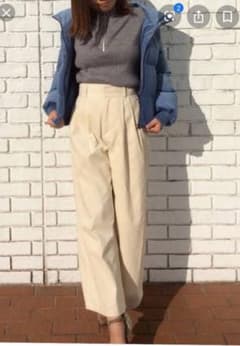 GU コーデュロイワイドパンツ ガウチョパンツのサムネイル