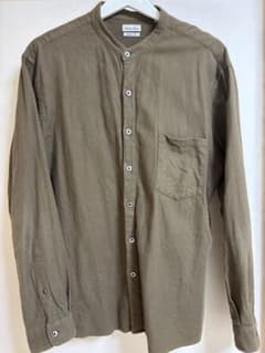 steven alanカーキ色 BOLD FIT 長袖シャツ Mサイズのサムネイル