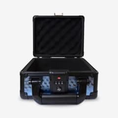 PSA BGS 鑑定済み用 アタッシュケース ストレージボックス アルミ製 青