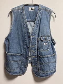 Calvin Klein Jeans CK デニムベスト XL コットン100％ - メルカリ
