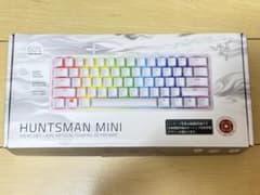 Razer Huntsman Mini Mercury ゲーミングキーボードのサムネイル