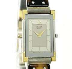 257 SEIKO 時計 CREDOR 22K スクエア レディース ゴールド - メルカリ