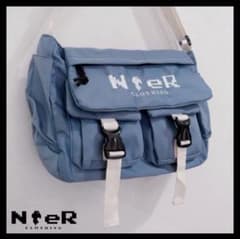 【完売新品未使用】NieR CLOTHING ショルダーバッグ ブルーのサムネイル