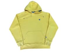Champion 챔피언 파커 XL 옐로우 자수 로고 풀오버