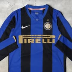 正規品☆08-09☆インテル ミラノ☆サッカー ユニフォーム☆NIKE☆長袖