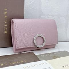 ブルガリ BVLGARI ロゴクリップ ケース RFID内蔵 ピンク 箱付 ブルガリ BVLGARI ロゴクリップ コインケース RFID内蔵 ピンク 箱付