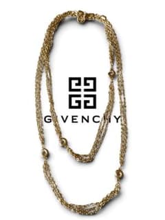 美品⭐︎GIVENCHY ゴールド　ロングネックレス 2連　ジバンシー　ゴージャスのサムネイル