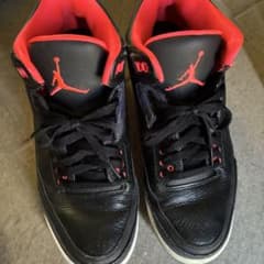 Jordan エア ジョーダン 3 ブラック/レッドのサムネイル