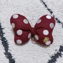 Disney ディズニー ミニーマウス リボン ヘアゴム ヘアクリップのサムネイル