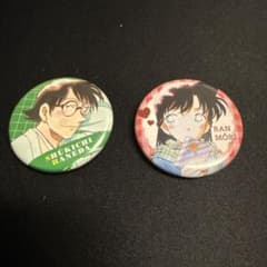 名探偵コナン 毛利蘭 羽田秀吉 缶缶フェア 缶バッジ - メルカリ