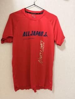 ALL JAPAN Jr. 陸上競技用 Tシャツ レッドのサムネイル
