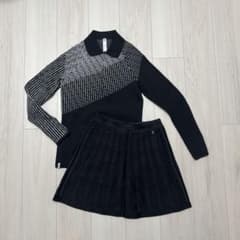 アディダス セットアップ ゴルフ レディースウェア 長袖ニットトップス