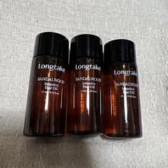 【新品】ロングテイク　サンダルウッド　ヘアオイル　15ml 3本セットのサムネイル
