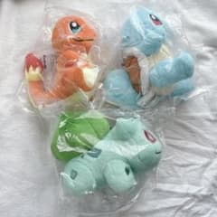 ポケモン くじ ぬいぐるみ カントー 3点セット | Mercari