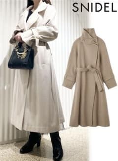 snidel ウールカシミヤスタンドカラーコートのサムネイル