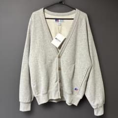 新品 BEAMS ×ラッセルアスレチック ハイコットン スウェットカーディガン 新品 BEAMS ×ラッセルアスレチック ハイコットン スウェット