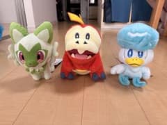 【オマケあり】ポケモン ぬいぐるみ ニャオハ ホゲータ クワッス 3点セットのサムネイル
