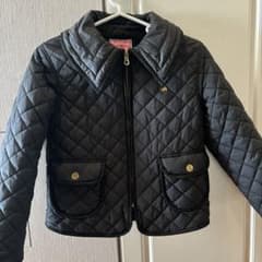 kate spade キルティングジャケット 140 kate spade キルティングジャケット 140 黒 - メルカリ