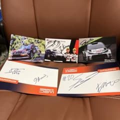 2024 ラリージャパン サミ・パヤリ選手始め直筆サイン 5枚セット