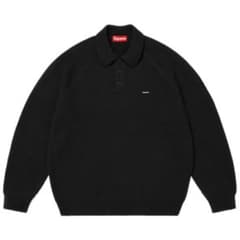 Supreme Small Box Polo Sweater Black Sのサムネイル
