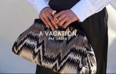 A VACATION pillow SHADOW ピロー　クラッチバッグ