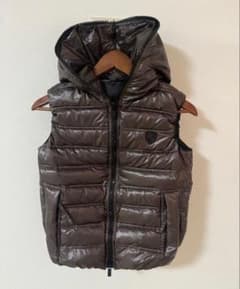 ダルタンボナパルト　レディースダウンベストS 新品 定価85600円 ダルタンボナパルト スワロジップダウンベストSIZE S