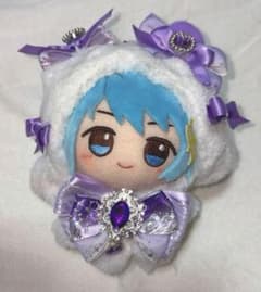 ぬい服 着ぐるみ 10cm 白 紫 ちびぐるみ にじぱぺっと - メルカリ
