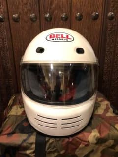 BELL M3J ホワイト 中古品　スモークシールド付のサムネイル