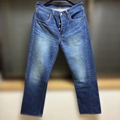 FULLCOUNT デニムパンツ ストレート エイジング加工のサムネイル