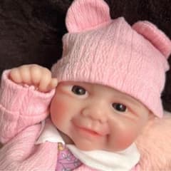☆新品☆リボーンドール フルシリコンスマイルベビーちゃん女の子
