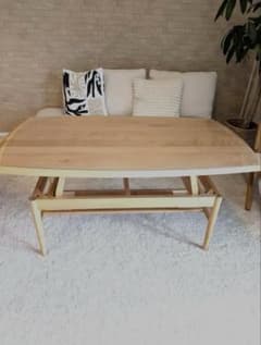 MOMO NATURAL 昇降式テーブルWIDE FD MID TABLE - メルカリ