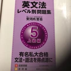 英文法レベル別問題集 5(上級編)/安河内 哲也のサムネイル