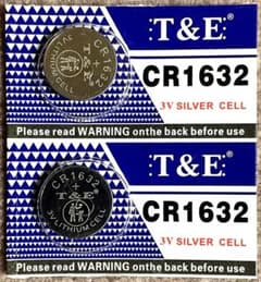 【ボタン電池】CR1632 電池2個