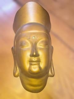 高級美術工芸品 弥勒菩薩 仏面（壁掛け用レリーフ）のサムネイル