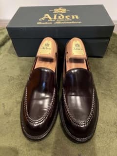 最終値下Alden ビームス別注 コードバンローファー N6214 スリッポン