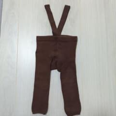 Funny Lazybones サスペンダー付きレギンス ブラウンMサイズのサムネイル