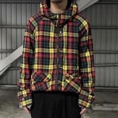 Vintage ギンガムチェック ジャケット マウンテン アノラックパーカー